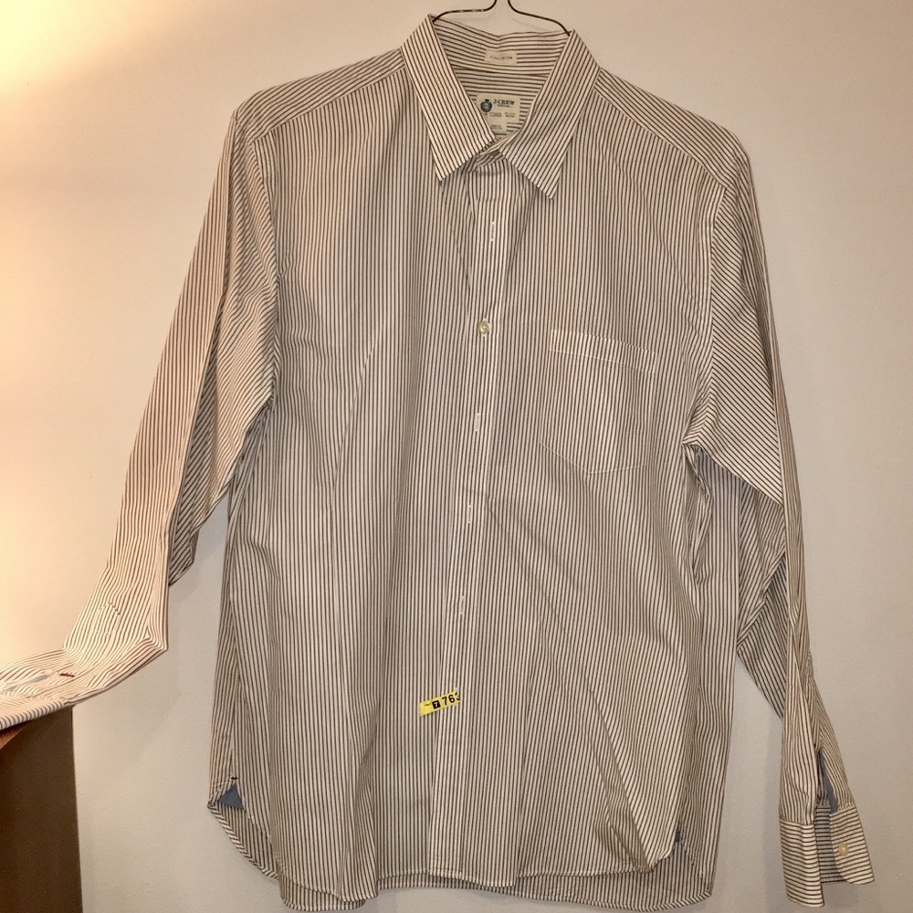 J. CREW Men’s 2-Ply Cotton Dress Shirt